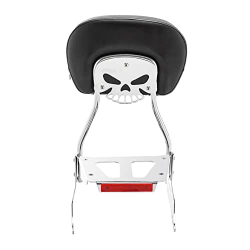 Kinglemc Powersports Sissy Bar with Backrest Luggage Rack for Yamaha XVS 950 V Star 950 2009-2017