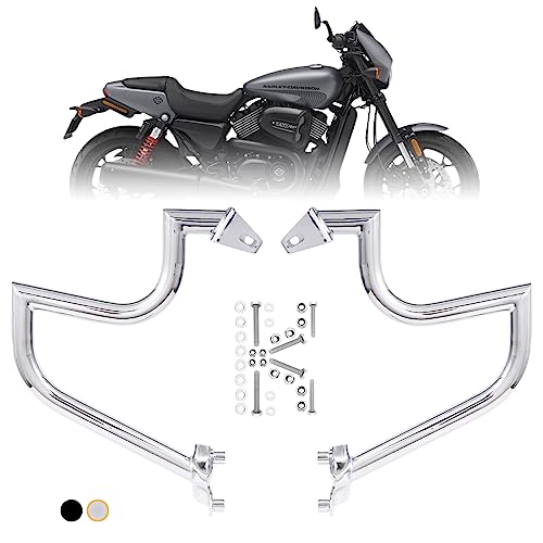 Kinglemc Crash Bar Engine Guard Highway Bar for Harley Davidson XG Models,Street 500 750 XG750 XG500 2015-2020 (Silver)