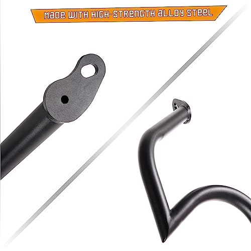 Kinglemc Engine Guard Highway Freeway Crash Bar for Honda VTX 1300 R S C Models 1300R 1300C 1300S (Mustache Black)