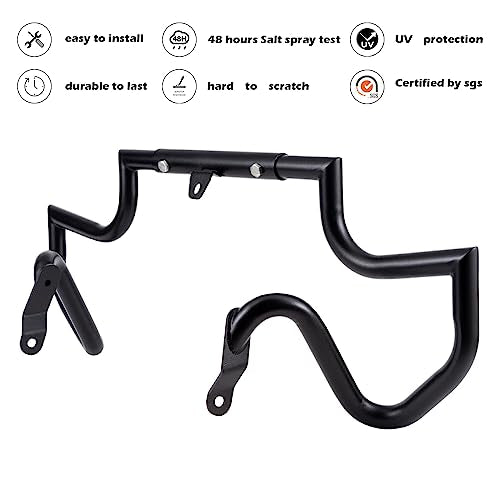 Kinglemc Crash Bar Engine Guard Highway Freeway Bar for Harley V-Rod Vrod Night Rod Muscle VRSC VRSCF VRSCA (Matte Black)