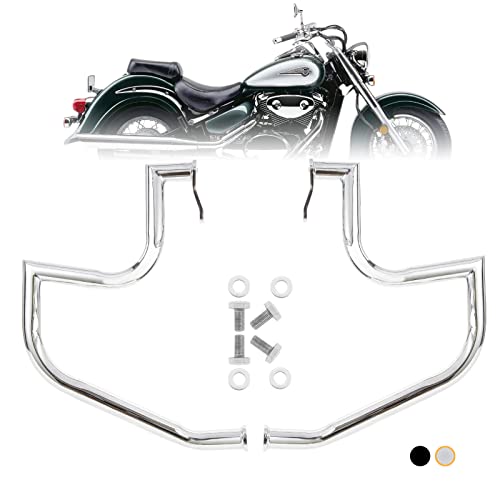 Kinglemc Crash Bar Engine Guard Highway Freeway Bar for Suzuki VL800 Intruder Volusia 800 C50 M50 Boulevard 2005-2022 (Silver)
