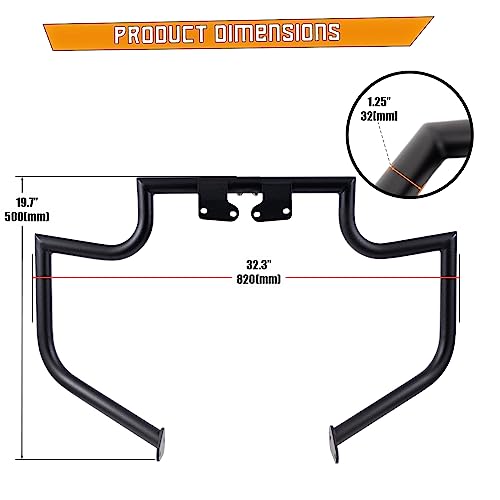 Kinglemc Crash Bar Engine Guard Highway Freeway Bar for Yamaha XV 1600 1700 XV1600 XV1700 RoadStar Wild Star Midnight Silverado Warrior