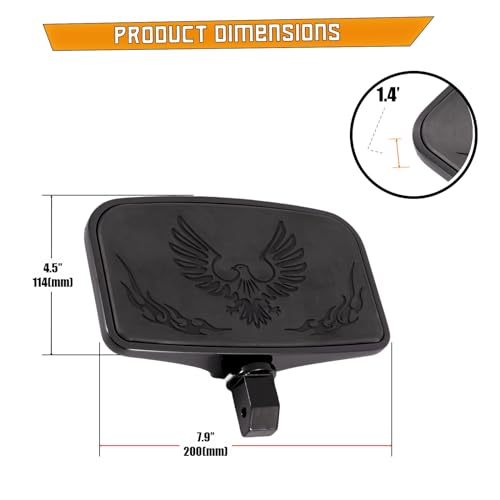 Kinglemc Rear Passenger Floorboard FootPeg for honda,yamaha,suzuki (Eagle)