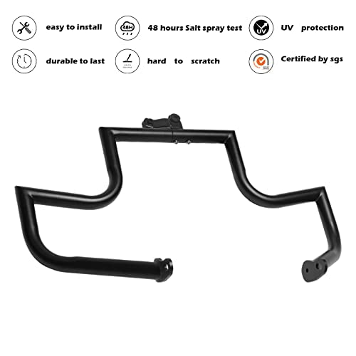 Kinglemc Engine Guard Highway Freeway Crash Bar for Honda VTX 1300 R S C Models 1300R 1300C 1300S (Black)