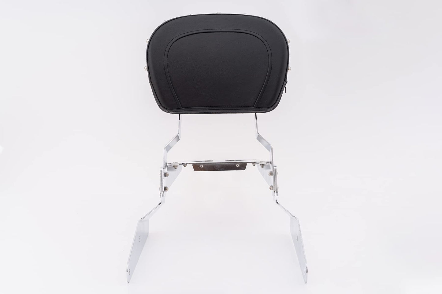 Kinglemc Powersports Sissy Bar with Backrest Luggage Rack for Yamaha Roadstar Warrior XV 1700 XV1700 2002-09(with Stud)