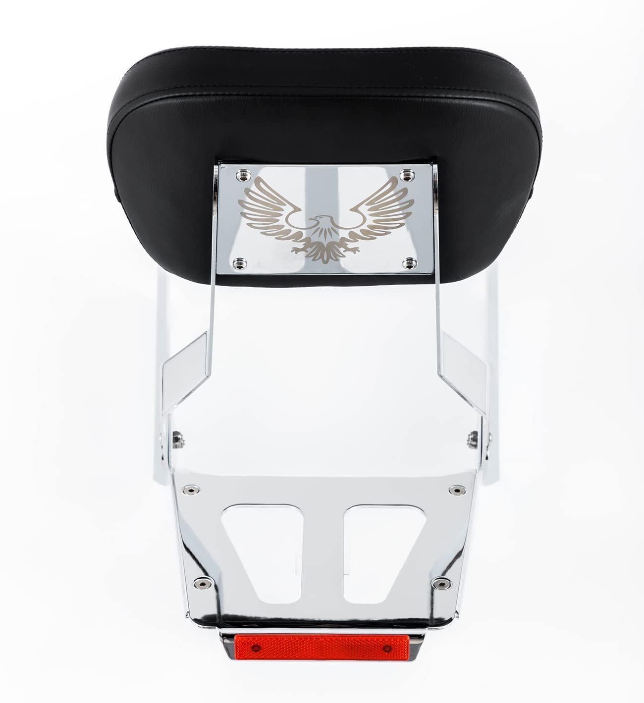 Kinglemc Powersports Sissy Bar with Backrest Luggage Rack for Honda VTX 1300N 1300R 1300S 1800N 1800R 1800S(Without Stud)