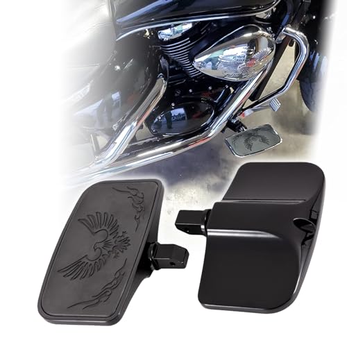 Kinglemc Rear Passenger Floorboard FootPeg for honda,yamaha,suzuki (Skull)