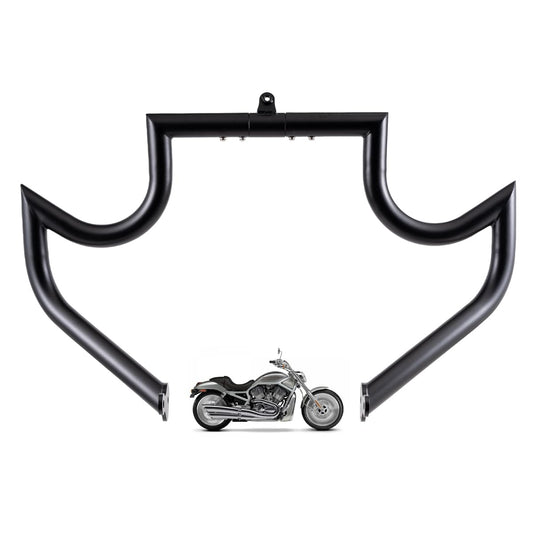 Gamyipp 1.5" Crash Bar Engine Guard Highway Freeway Bar for Harley Davidson Touring Road Glide Road King Street Glide Electra Glide CVO and Trike Models (Fit for 2009-2023 Touring, Matte Black-C)