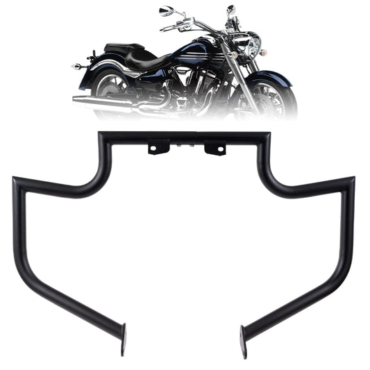 Kinglemc Crash Bar Engine Guard Highway Bar for Yamaha XV1900 XV 1900 Roadliner Raider Stratoliner (Matte Black)