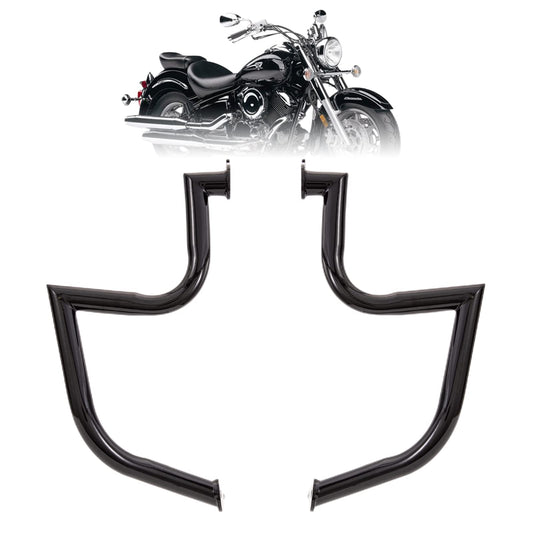 Kinglemc Engine Guard Highway Freeway Crash Bar for Yamaha Vstar Xvs 1100 Classic Custom Silverado (Bright Black)