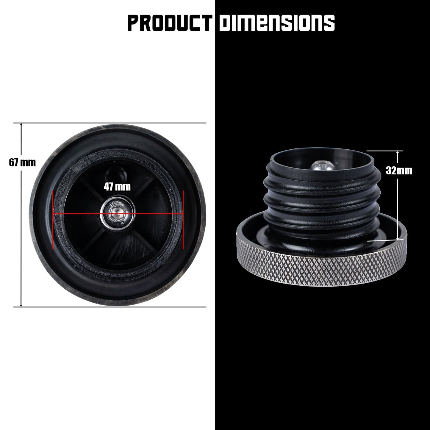 Kinglemc Skull Gas Cap Fuel Tank Cap for Harley Davidson Dyna Softail XL Road King Sportster 883 1200 Fatboy Fatbob Lowrider Breakout Bobber etc Harley Gifts for Man Women Dad (White Brass-Skull)