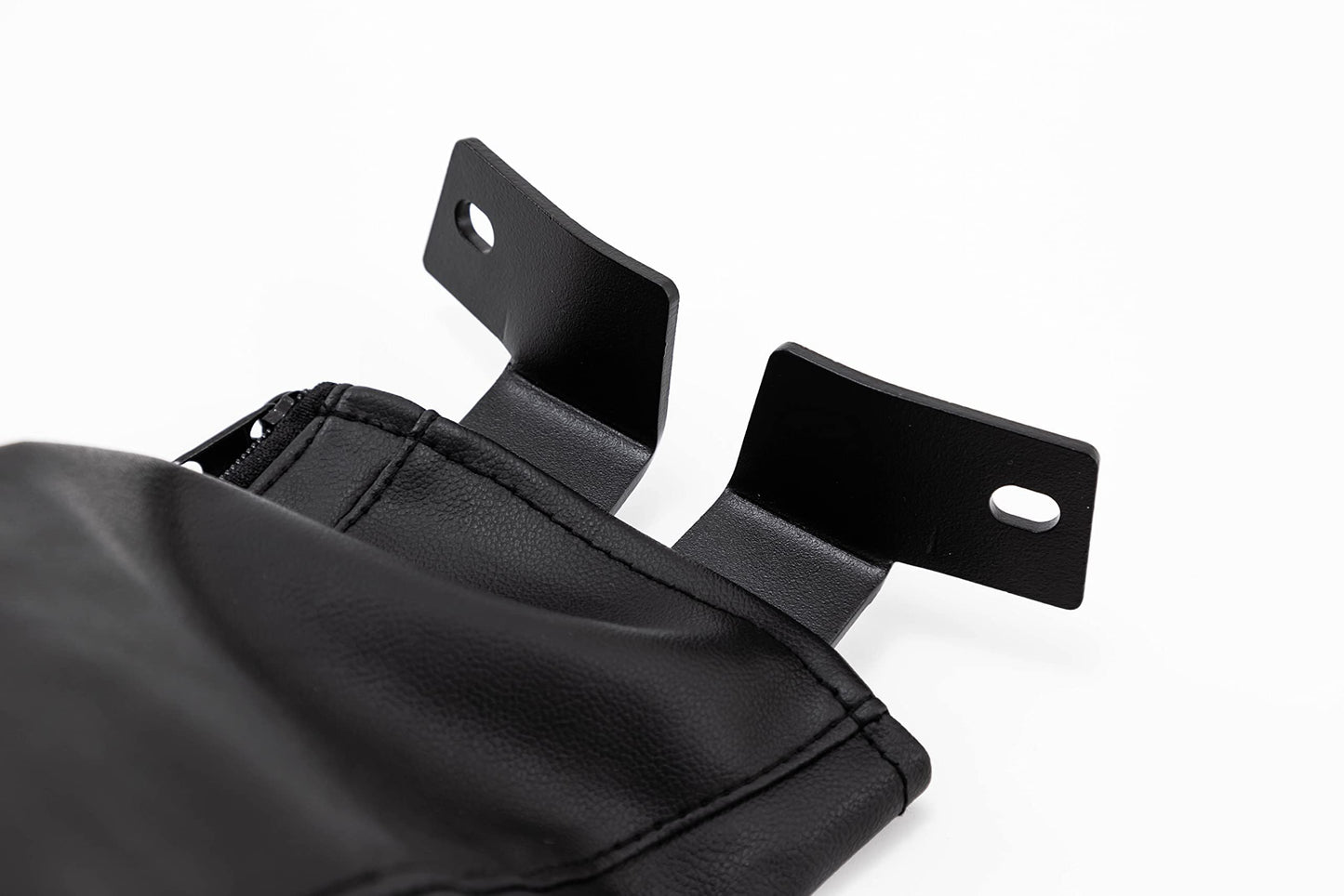 Kinglemc Adjustable Driver Rider Touring Backrest for Harley Fatboy Heritage Softail Classic FLSTC 07-2020 (Black-Studded)