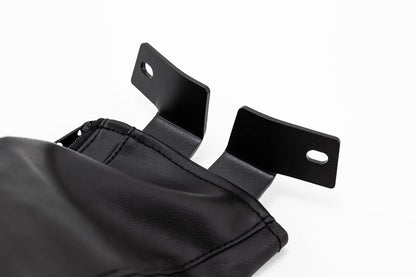 Kinglemc Adjustable Driver Rider Touring Backrest for Harley Fatboy Heritage Softail Classic FLSTC 07-2020 (Black-Studded)