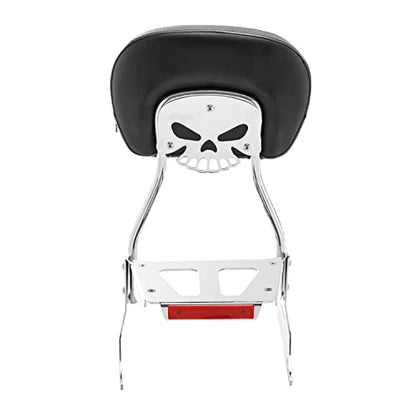 Kinglemc Powersports Sissy Bar with Backrest Luggage Rack for Yamaha XVS 950 V Star 950 2009-2017
