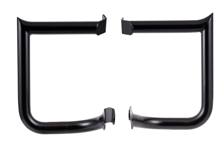 Gamyipp 1.5" Fat Crash Bar Engine Guard Highway Bar for Harley Softail Heritage Springer FLSTS 1993-1999 (Silver)