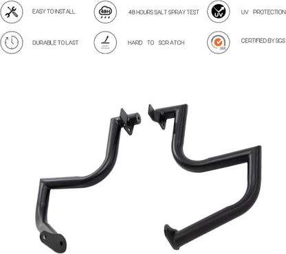 Kinglemc Engine Guard Highway Crash Bar for Kawasaki Vulcan 900 VN900 Classic Custom 2006-2019 (Ordinary Style, Matte Black)