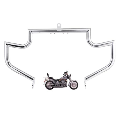 Gamyipp 1.5" Fat Crash Bar Engine Guard Highway Bar for Kawasaki Vulcan 900 VN900 Custom Classic 2006-2023 (Chrome)