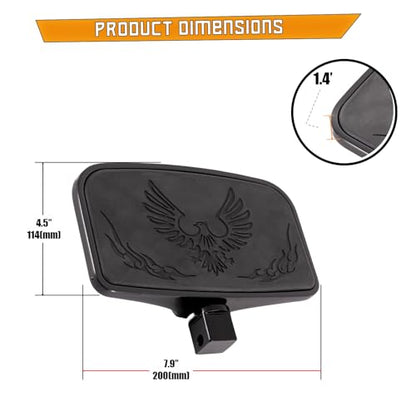 Kinglemc Front Rider Floorboard FootPeg for Honda,Yamaha,Suzuki (Eagle)