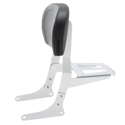 Kinglemc Powersports Sissy Bar with Backrest Luggage Rack for Honda Rebel CMX 250 CA 250 85-21