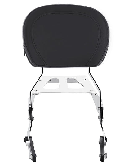 Kinglemc Powersports Sissy Bar with Backrest Luggage Rack for Suzuki Marauder 800 VZ800 1997 to 2007