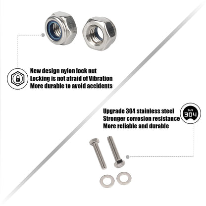 Kinglemc Crash Bar Engine Guard Highway Bar for Harley Davidson Touring Road Glide Road King Street Glide Electra Glide CVO and Trike Models 09-23 (Mustache Silver)