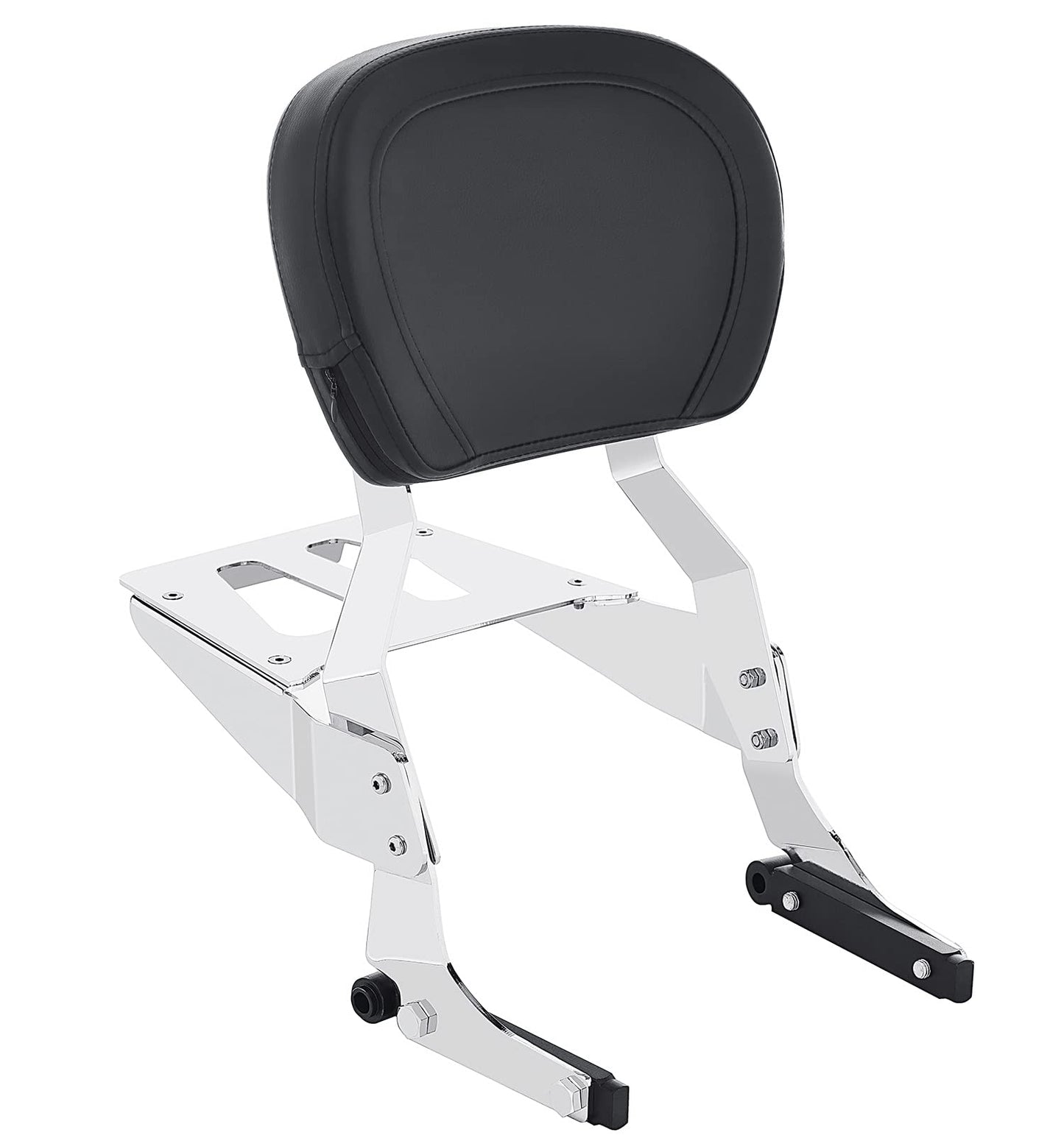 Kinglemc Powersports Sissy Bar with Backrest Luggage Rack for Suzuki Marauder 800 VZ800 1997 to 2007